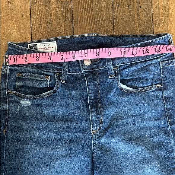GAP Denim Universal Stretchy Comfortable Jegging Midrise Women's Blue Jeans 29 - Picture 8 of 9